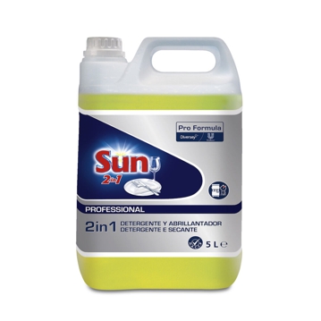 Detergente lquido com secante incorporado para lavagem da loua SUN 2in1 Pro formula - 5L