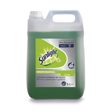 Detergente para lavavajillas a mano Sunlight Pro formula Limn verde 5L