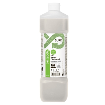 Detergente para lavavajillas a mano Sure Hand Dishwash 1L