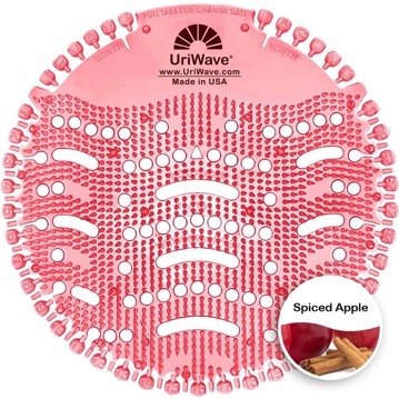 Tapete desodorizante para urinol Uriwave Spiced Apple Vermelho