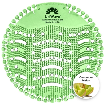 Tapete desodorizante para urinol Uriwave Cucumber Melon Verde