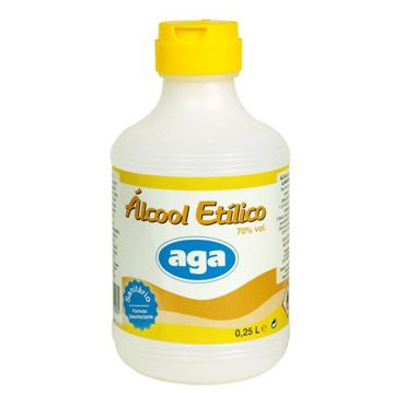 lcool Sanitrio 70% AGA 250ml