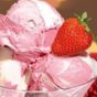 Gelado de Morango com Chocolate Branco