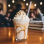 Frapp� de Chocolate Branco e Avel�