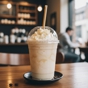 Frapp� de Chocolate Branco e Baunilha