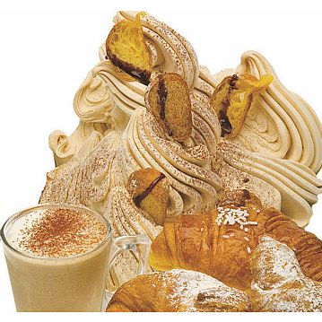 Gelado Cappuccino e Croissant