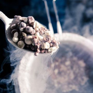 Gelado de Chocolate em Azoto lquido