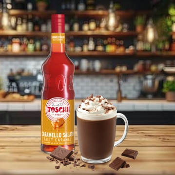 Chocolate Quente com Caramelo Salgado