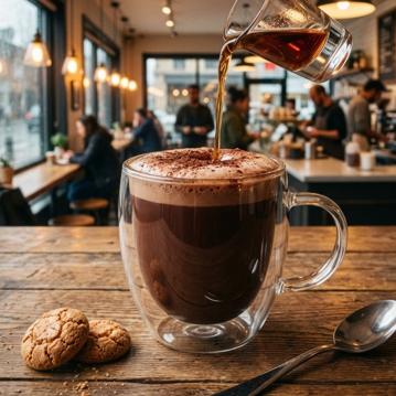 Chocolate Quente com Amaretto