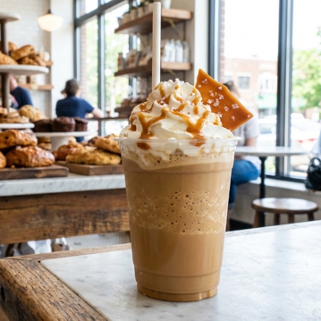 Frapp� de Caf� e Caramelo Flor de Sal