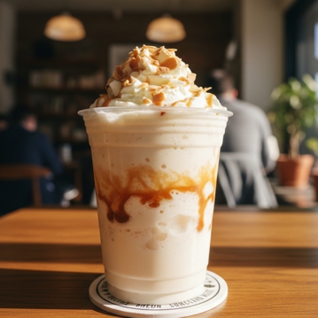 Frapp� de Chocolate Branco e Amaretto