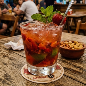Caipirinha de Morango
